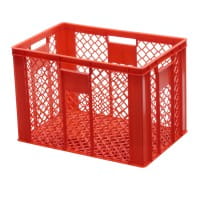 20 Stück Bäckerkisten / Brotkisten 600 x 400 x 410 mm in rot