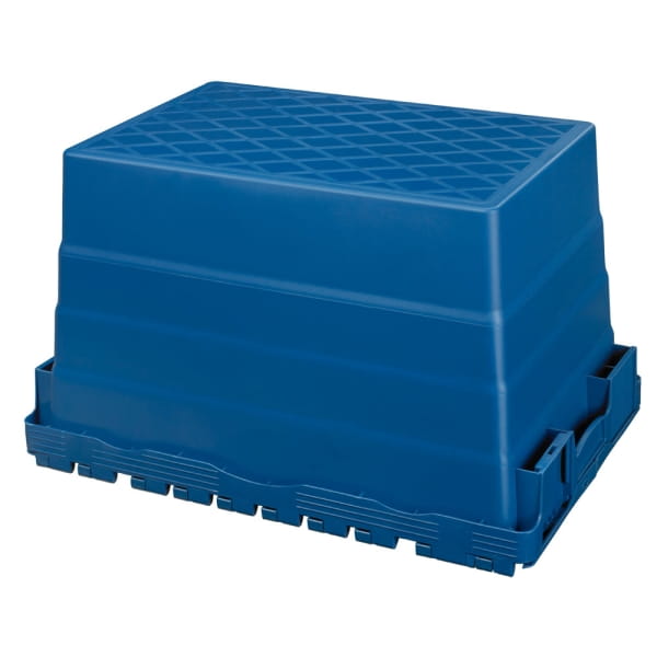 5 Stück Mehrwegbehälter mit Deckel 68L Volumen – ALC-Behälter Transportbox unten