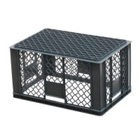 36 Stück Bäckerkisten / Brotkisten 600 x 400 x 320 mm in grau