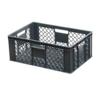 36 Stück Bäckerkisten / Brotkisten 600 x 400 x 230 mm in grau