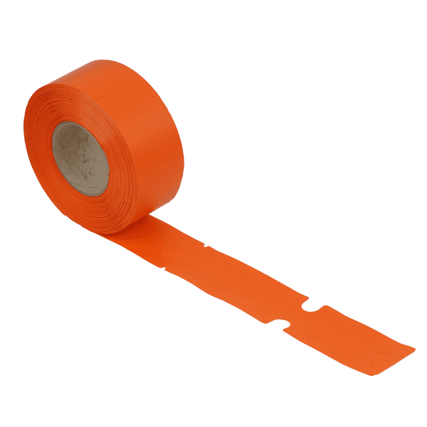 10000 Stück - Schlaufenetiketten - Orange 283 x 65 mm