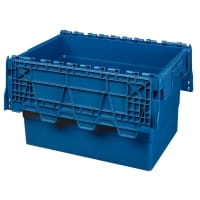Distributionsbehälter 600x400x365mm Blau oben offen