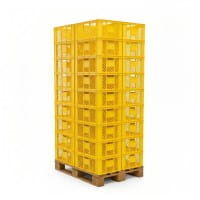 36 Stück Bäckerkisten / Brotkisten 600 x 400 x 230 mm in gelb
