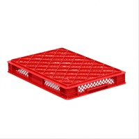 128 Stück Bäckerkisten / Brotkisten 600 x 400 x 70 mm in Rot