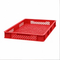 128 Stück Bäckerkisten / Brotkisten 600 x 400 x 70 mm in Rot