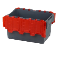 10899_2_Stueck_Distributionsbehälter_600-340G_Grau_Rot_nestbar