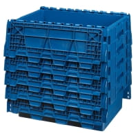 4 Stück Mehrwegbehälter mit Deckel 45L – ALC-Behälter Transportbox nestbar