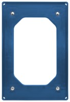 8 Stück E3-Kasten blau + 1 Transportroller Typ C blau