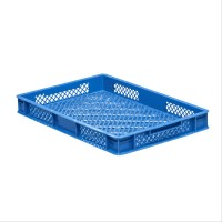 128 Stück Bäckerkisten / Brotkisten 600 x 400 x 70 mm in Blau