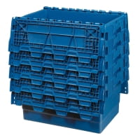Distributionsbehälter 600x400x320mm Blau Stapel offen