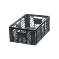 36 Stück Bäckerkisten / Brotkisten 600 x 400 x 230 mm in grau