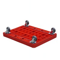 Transportroller für Kisten 80 x 60 cm - 400 kg Traglast unten
