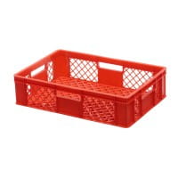 56 Stück Bäckerkisten / Brotkisten 600 x 400 x 150 mm in rot