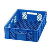 56 Stück Bäckerkisten Brotkisten 600 x 400 x 150 mm in blau
