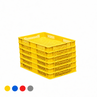 6 Stück Bäckerkisten / Brotkisten 600 x 400 x 70 mm versch. Farben