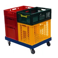 Transportroller Gigant Typ B - 4 Lenkrollen Box