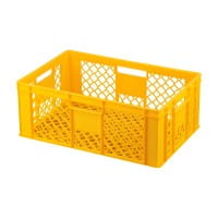 36 Stück Bäckerkisten / Brotkisten 600 x 400 x 230 mm in gelb