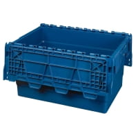 5 Stück Mehrwegbehälter mit Deckel 60L Volumen – ALC-Behälter Transportbox offen