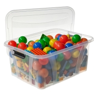 5 Stück Aufbewahrungsboxen 26 - 32 Liter Volumen - 510 x 385 x 230 mm - Spielzeug