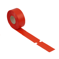 10000 Stück - Schlaufenetiketten - Rot 381 x 69 mm 
