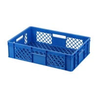 56 Stück Bäckerkisten Brotkisten 600 x 400 x 150 mm in blau