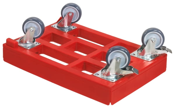 Logiplast Bäckerkisten Set - 9 Brotkisten + Transportroller In Gelb