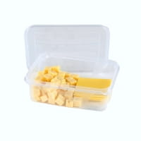 Aufbewahrungsbox - 194 x 140 x 64 mm 1,2L Volumen Käse
