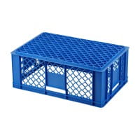 36 Stück Bäckerkisten / Brotkisten 600 x 400 x 230 mm in blau