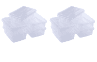 10 Stück - Aufbewahrungsbox - 164 x 118 x 52 mm 0,7L Volumen
