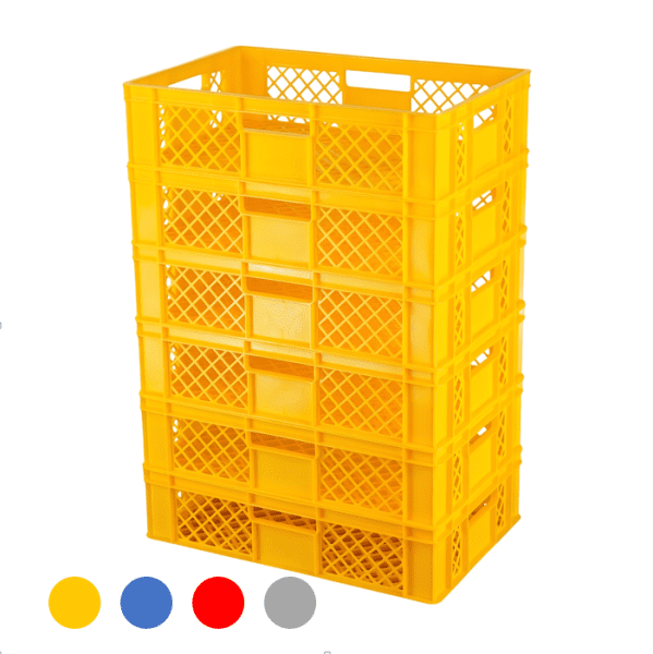 6 Stück Bäckerkisten / Brotkisten 600 x 400 x 150 mm versch. Farben