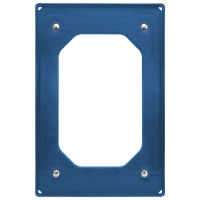 12 Stück E1-Kasten blau + 1 Transportroller Typ C blau