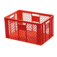 36 Stück Bäckerkisten / Brotkisten 600 x 400 x 320 mm in rot